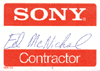 Sony Visitor Badge